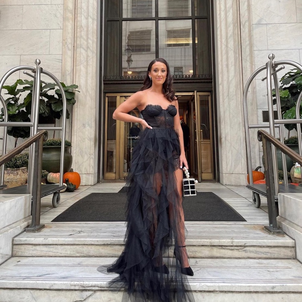 FOR LOVE & LEMONS bustier gown 🖤🍋